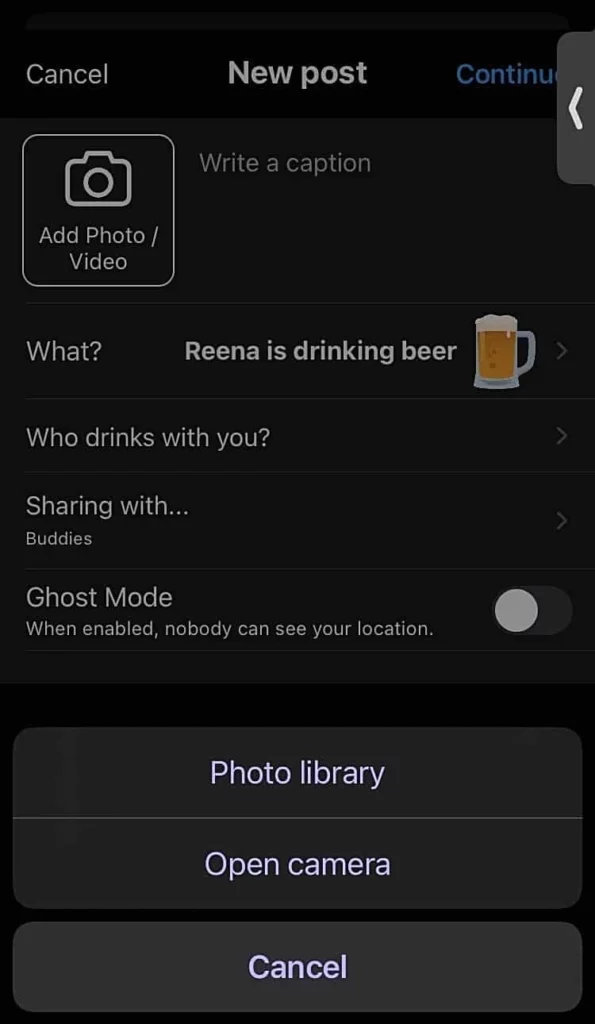 social media app beer buddy