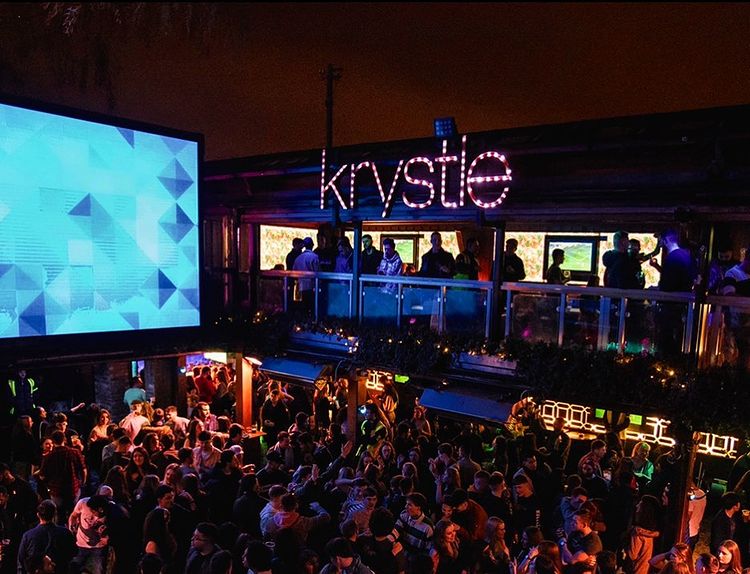 party at Krystle