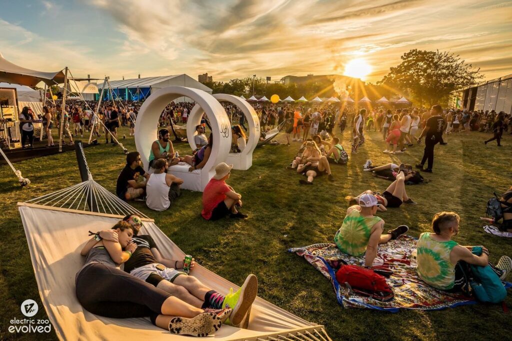 people-chilling-at-electric-zoo