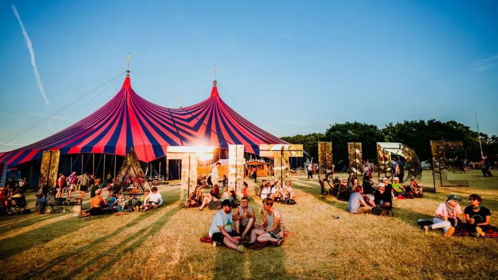 people-chilling-on-ground-at-latitude-festival