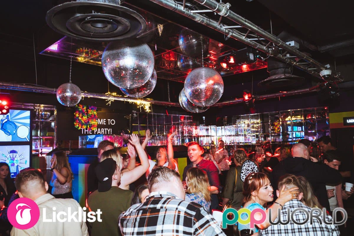 party at Popworld Glasgow