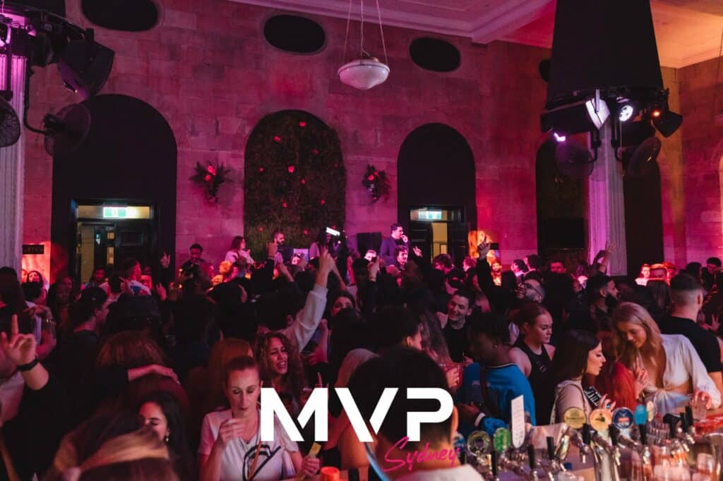 party at MVP Nightclub Sydney