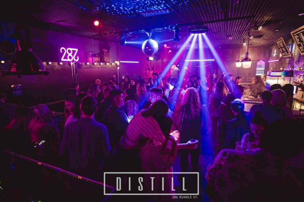 party at Distill