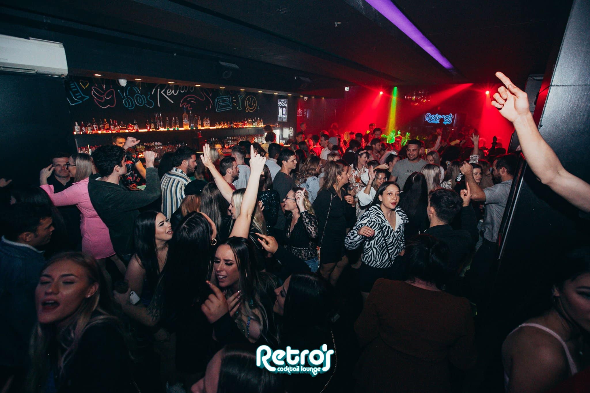 party at Retro's Cocktail Lounge Brisbane