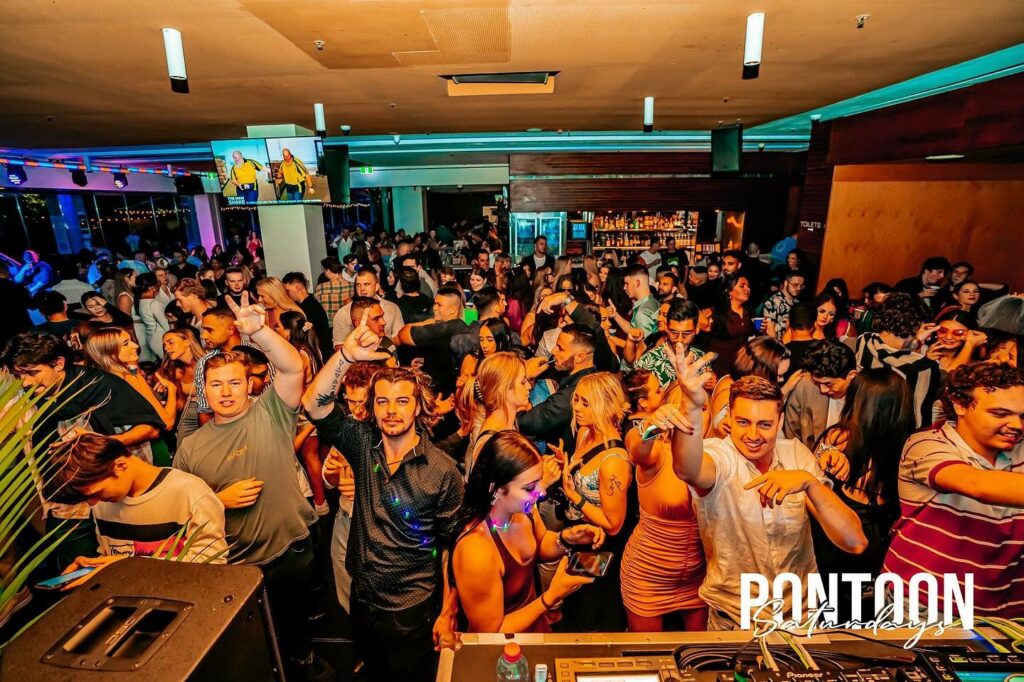 party at Pontoon Bar