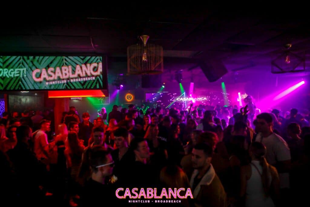party at Casablanca