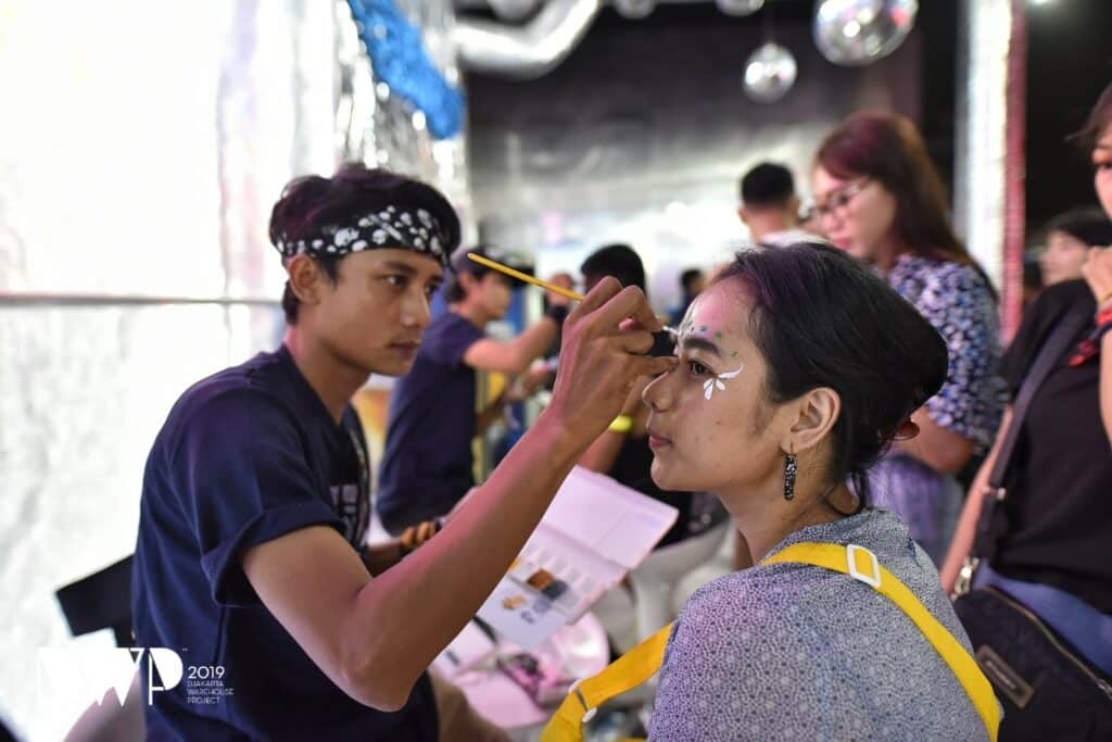 face-painting-at-djkarta-warehouse-project