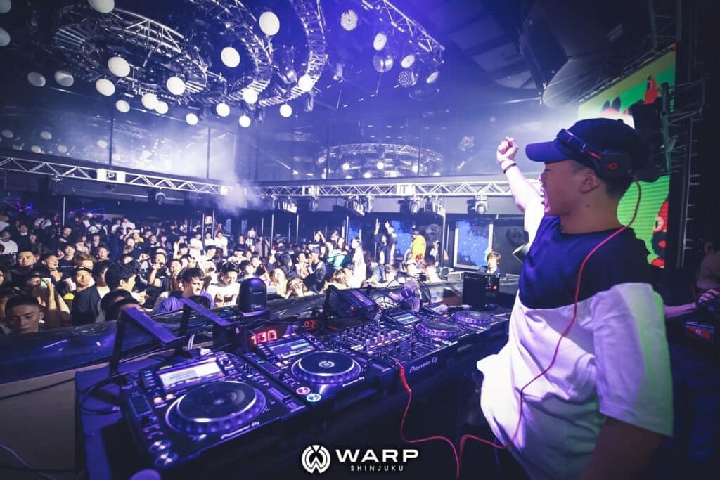 party at Warp Shinjuku