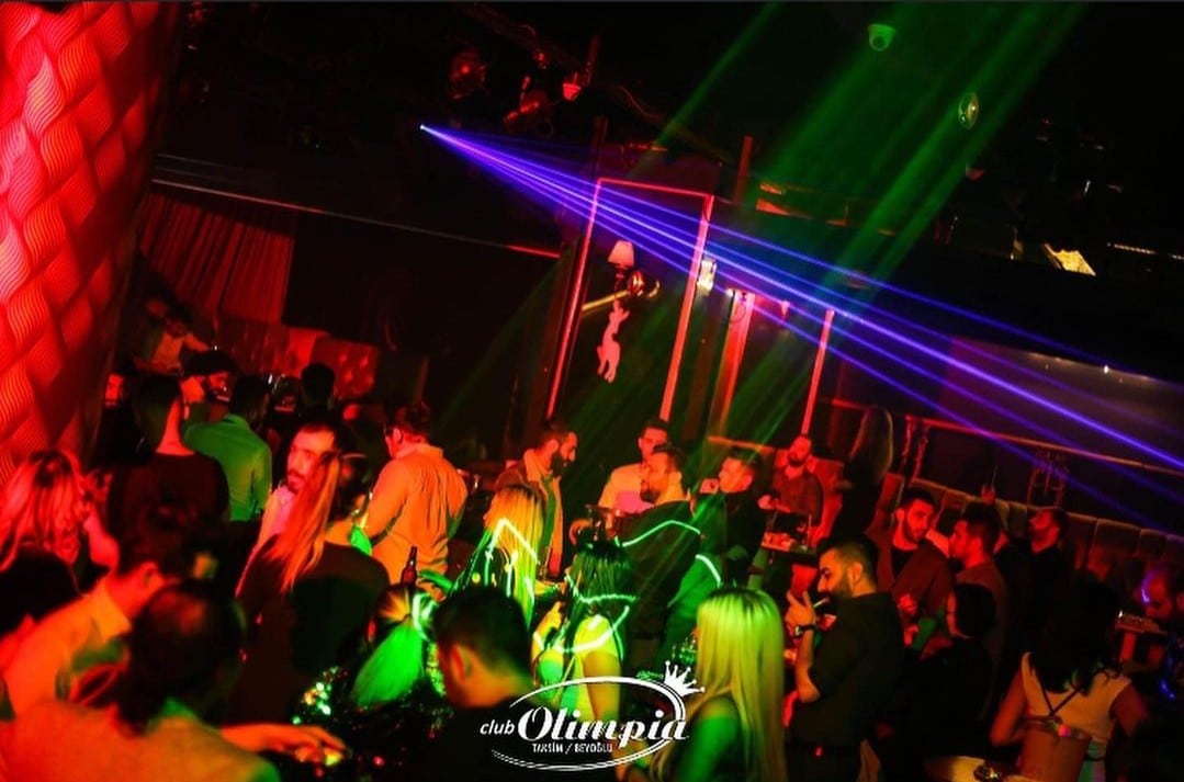 party at Olimpia Istanbul