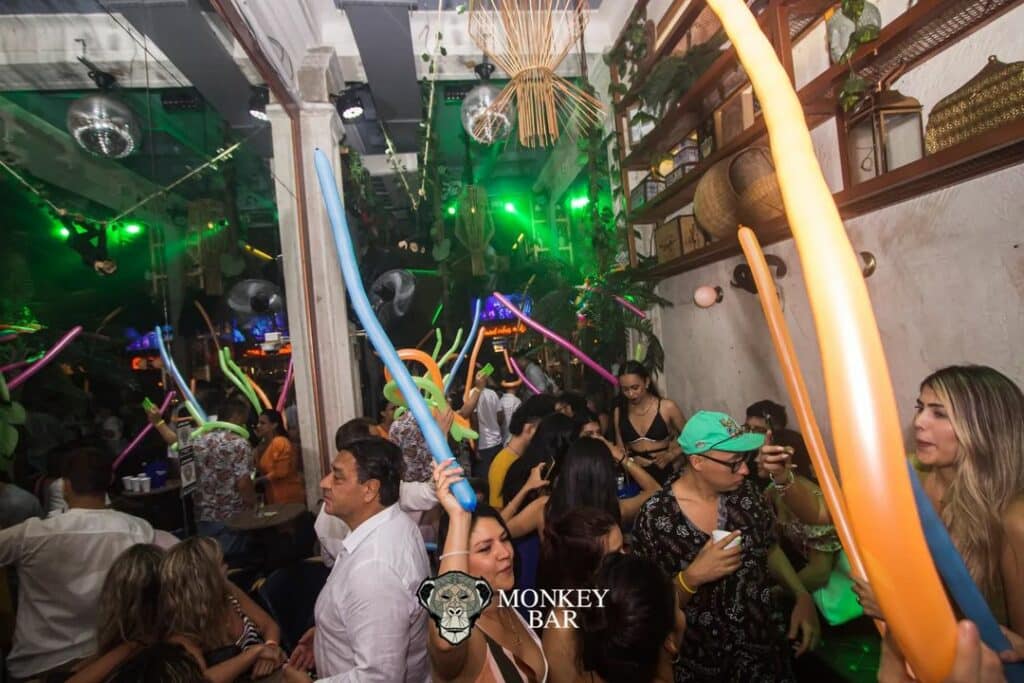 party at Monkey Bar Cartagena