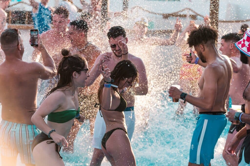 people-having-fun-in-a-pool-at-hideout-festival