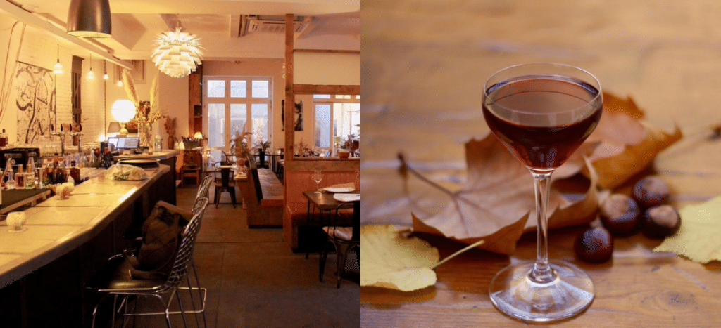 Fall n Leaves at Heimlich Treu Restaurant