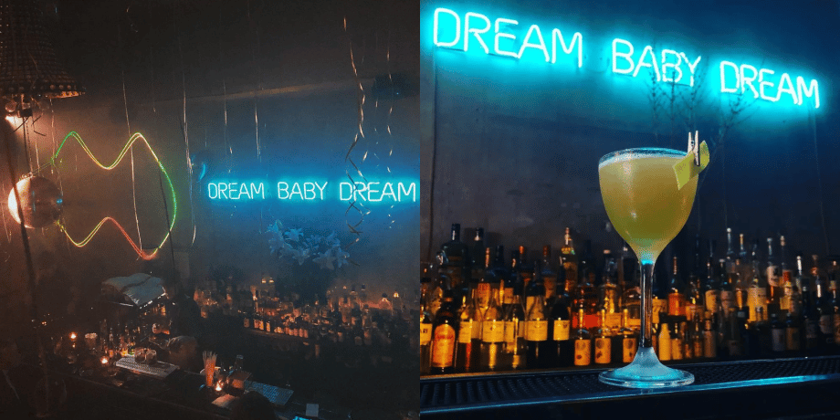 Aprigot cocktail at Dream Baby Dream Bar