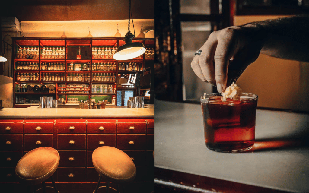 tuber-negroni-cocktail-at-dr-stravinsky-barcelona