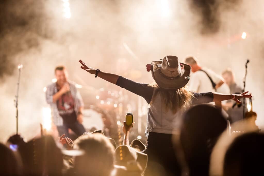 female-at-a-country-music-festival