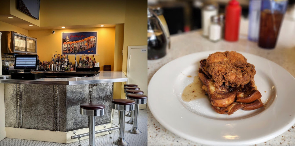 fried-chicken-and-french-toast-at-the-diner-Washington