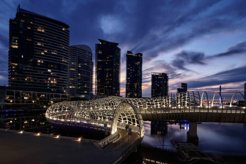 webb-bridge-at-night-melbourne