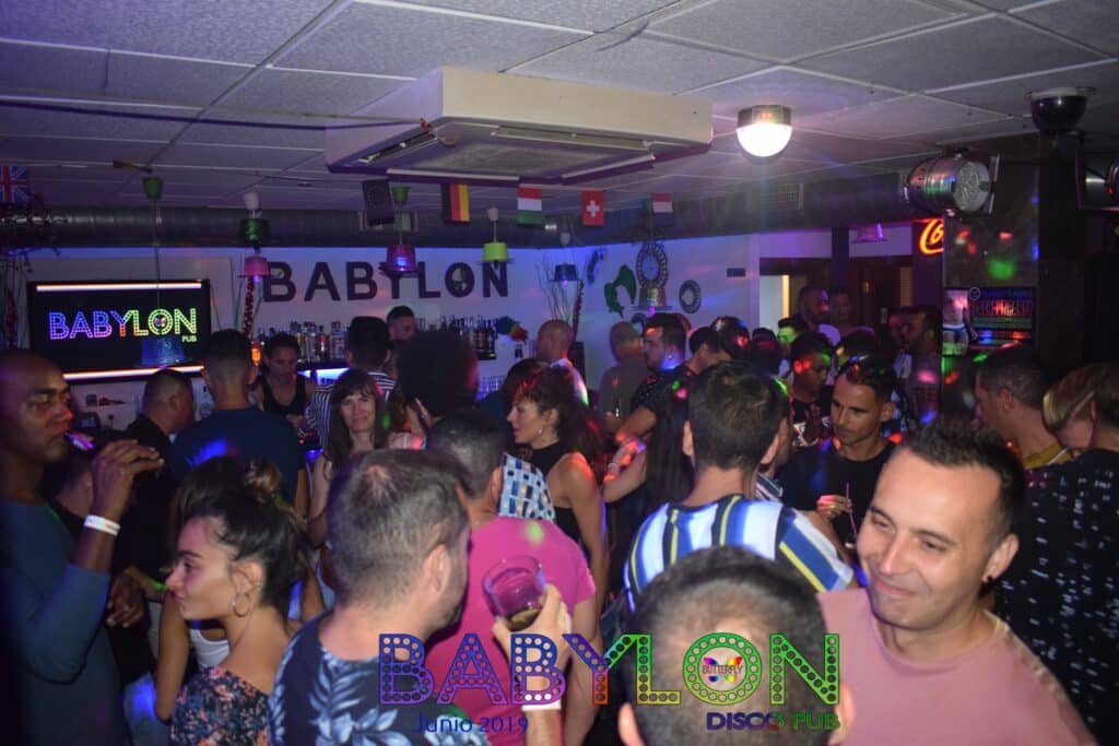 party at Babylon Disco Pub Tenerife