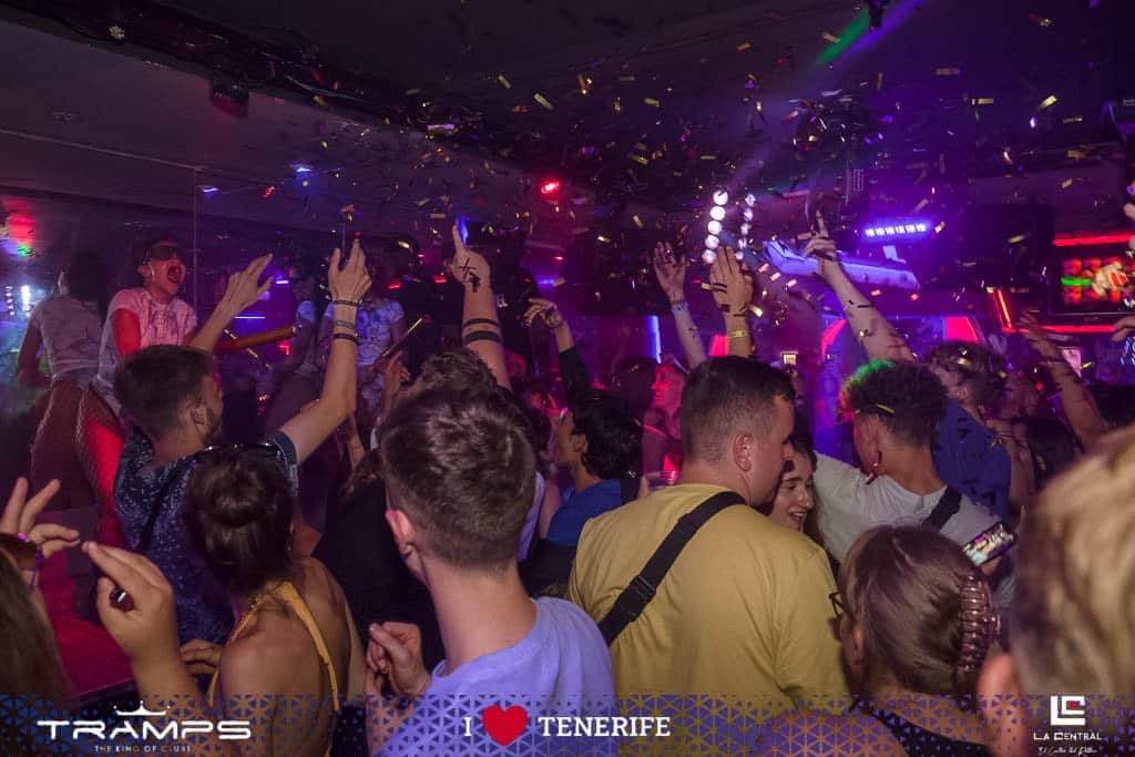 party at Tramps Tenerife